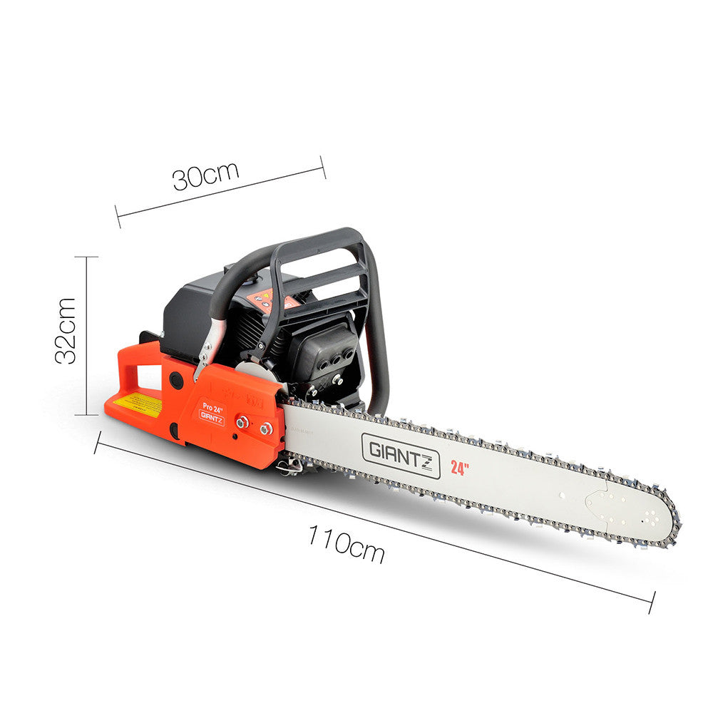 92CC Power Chainsaw 24" Bar