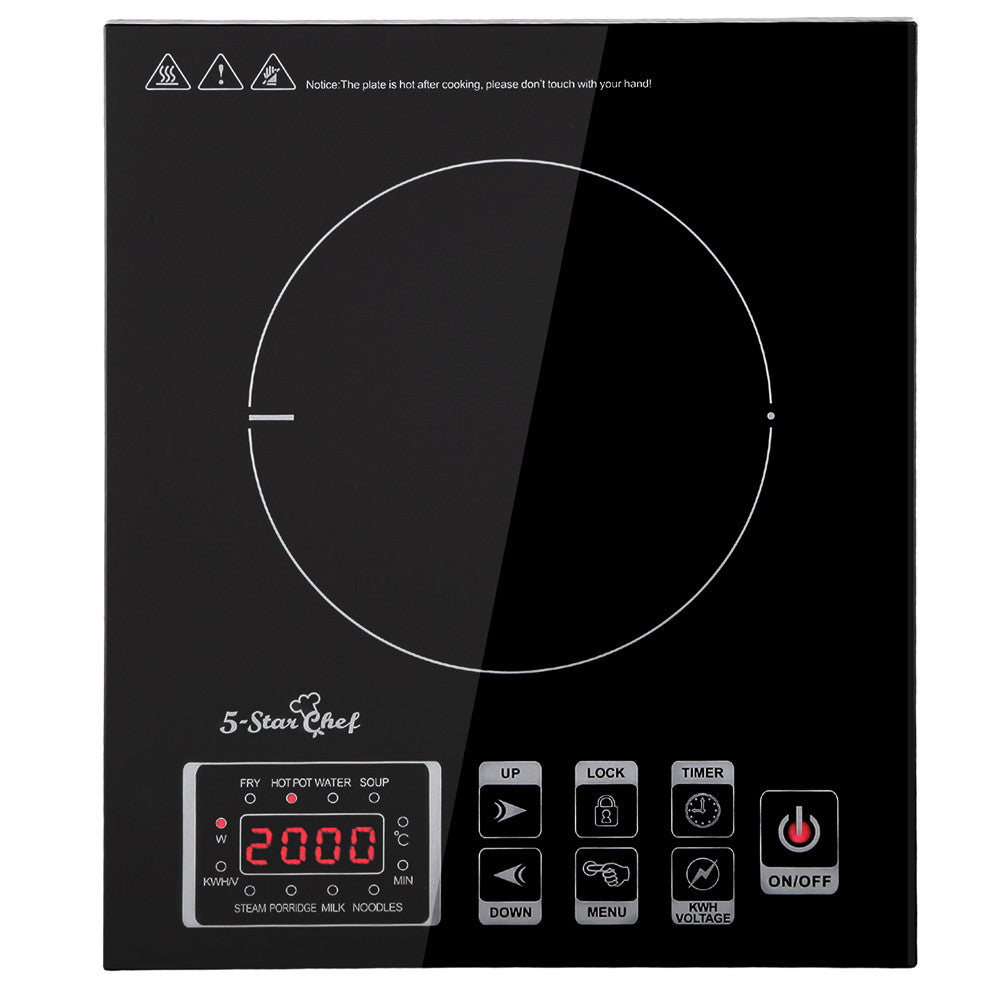 5 Star Chef Induction Cooktop w/ Digital Display Hotplate