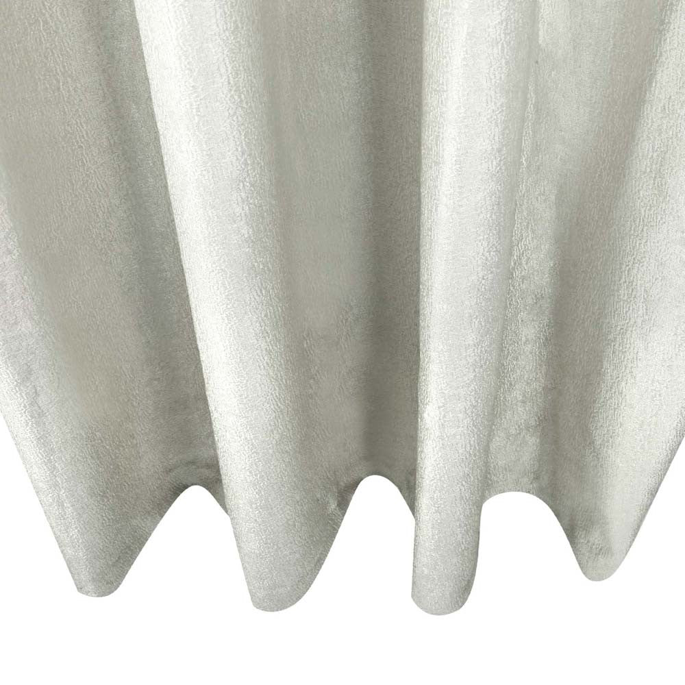 Set of 2 ArtQueen 3 Pass Eyelet Blockout Curtain Ecru 180cm - 310GSM