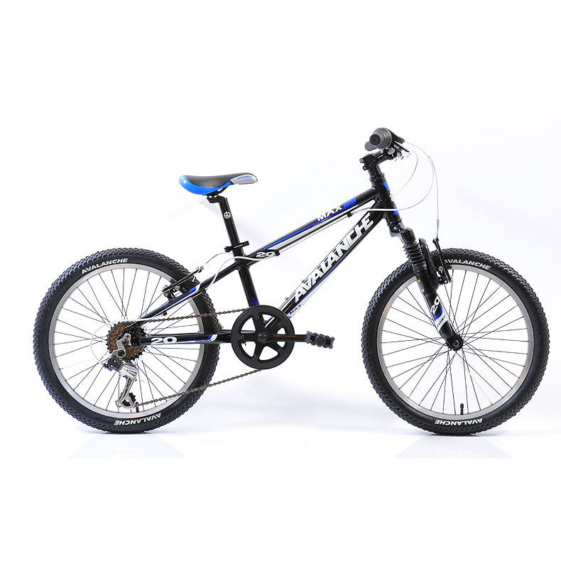 Avalanche Max Sus 20" Boys Bicycle Black/Blue