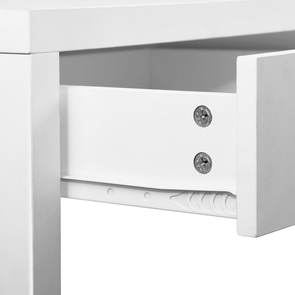 Office Computer Desk Table w/ Drawers White