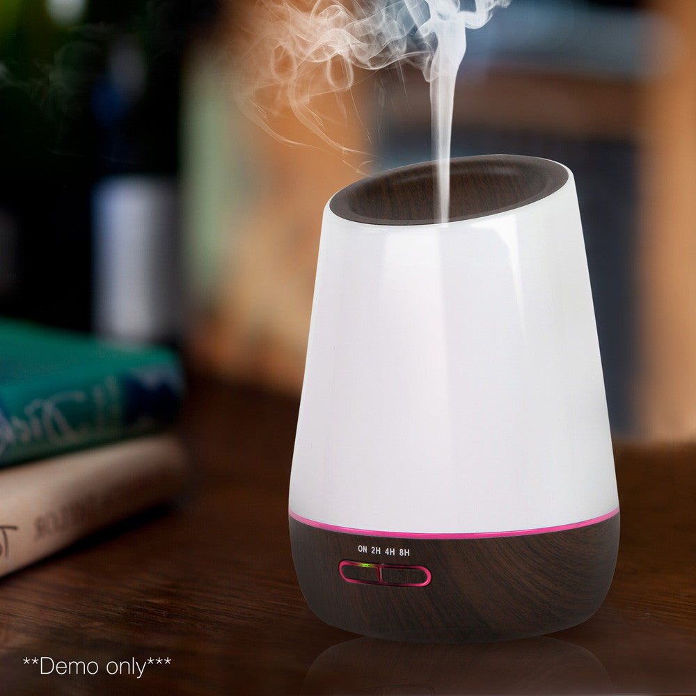 4 in 1 Ultrasonic Aroma Diffuser 500ml - Dark Wood