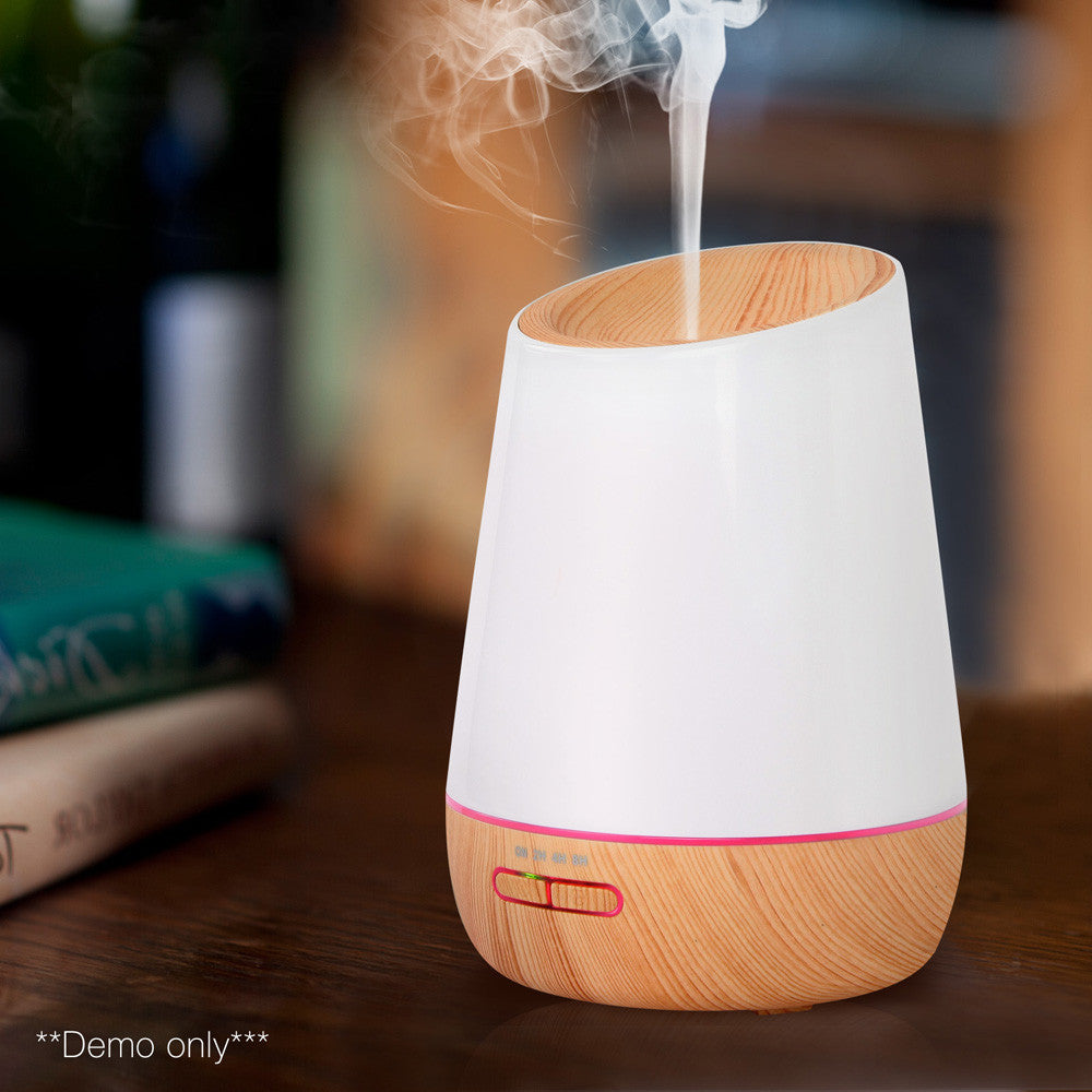 4 in 1 Ultrasonic Aroma Diffuser 500ml - Light Wood