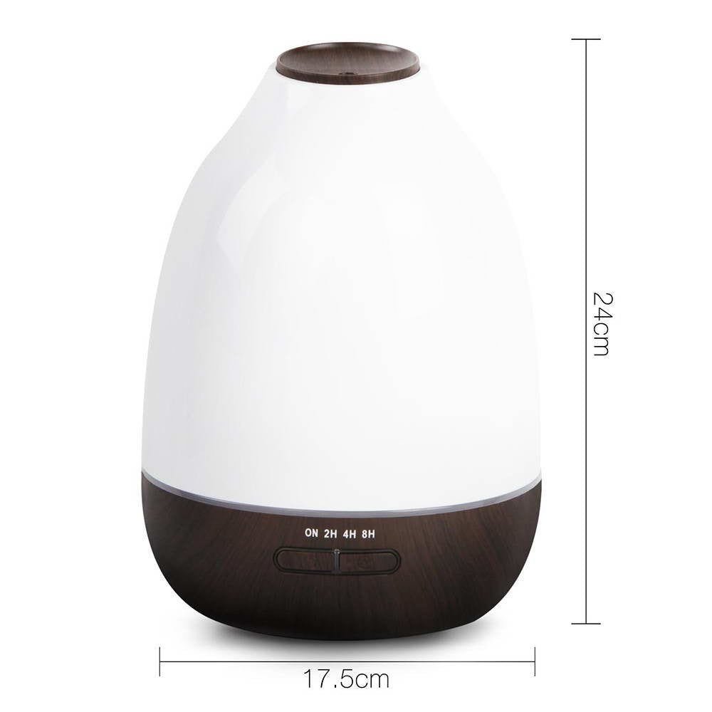 4 in 1 Ultrasonic Aroma Diffuser 500ml - Dark Wood