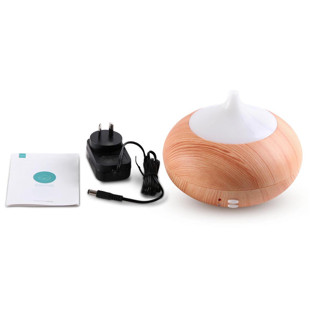 300ml 4-in-1 Aroma Diffuser Light Wood