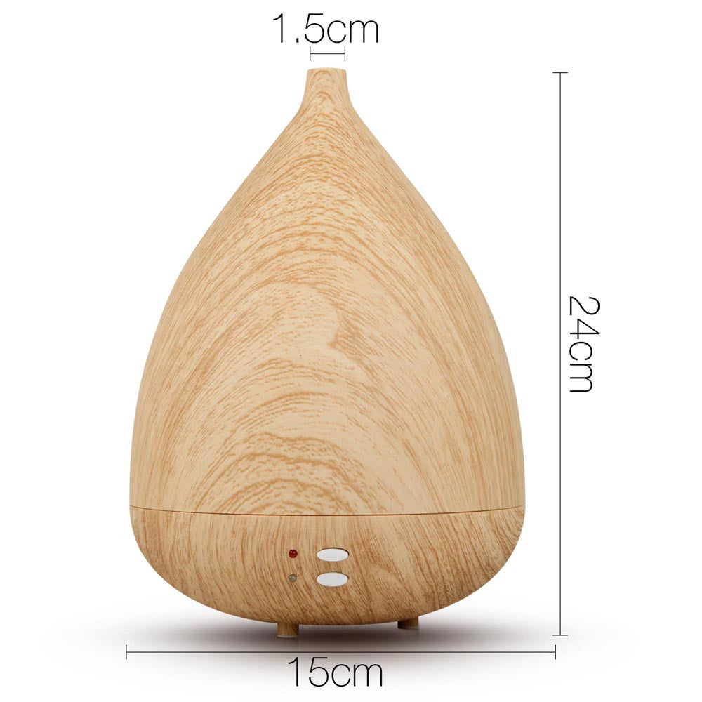 300ml 4-in-1 Aroma Diffuser Light Wood