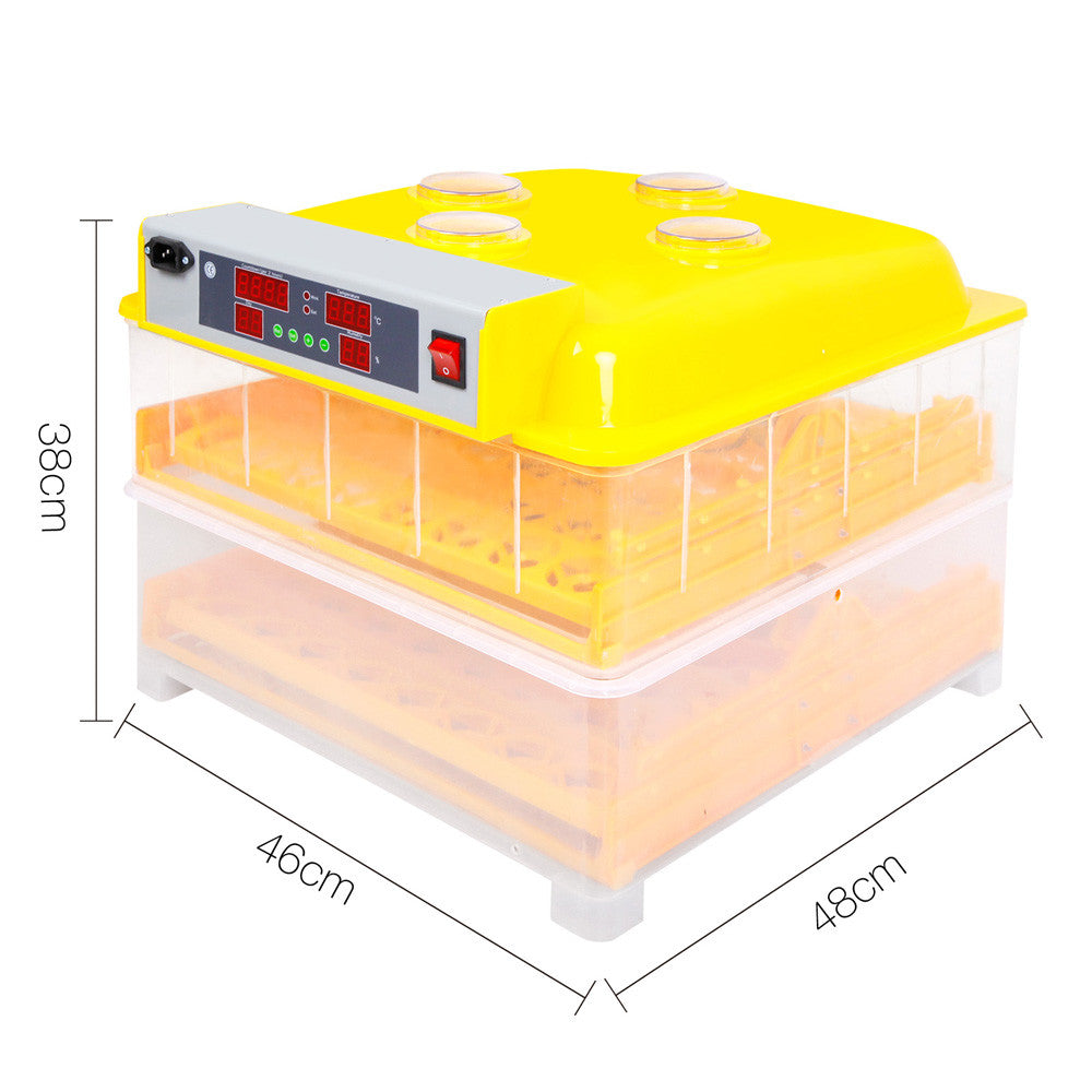 Automatic 112 Egg Incubator Yellow