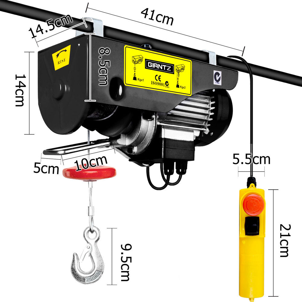 GIANTZ 800KG 1300W Electric Hoist