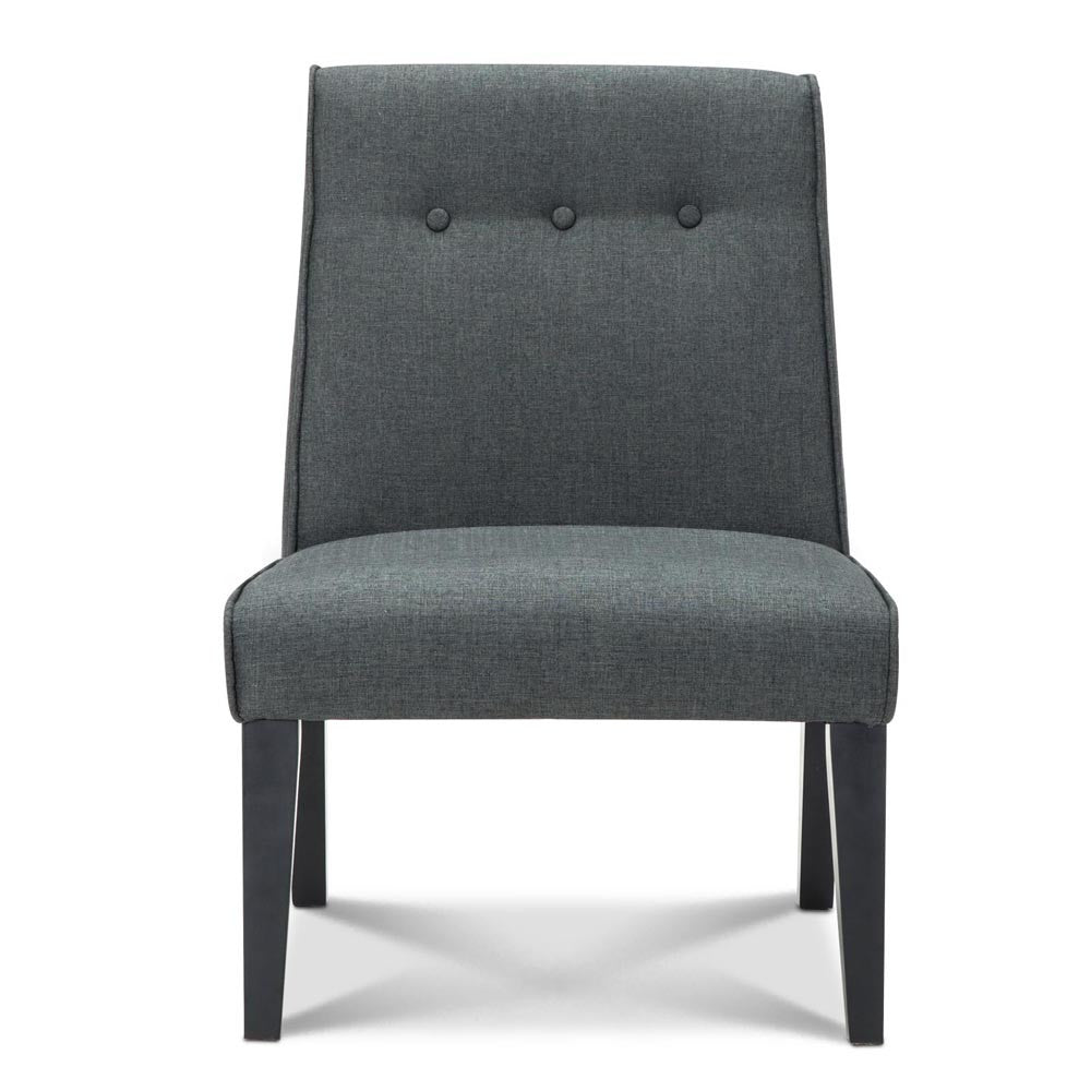 Fabric Dining Lounge Chair - Grey