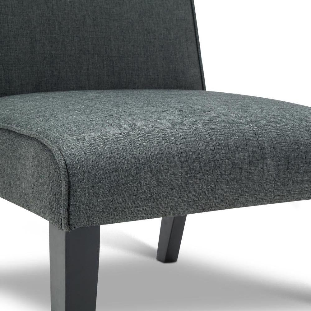 Fabric Dining Lounge Chair - Grey