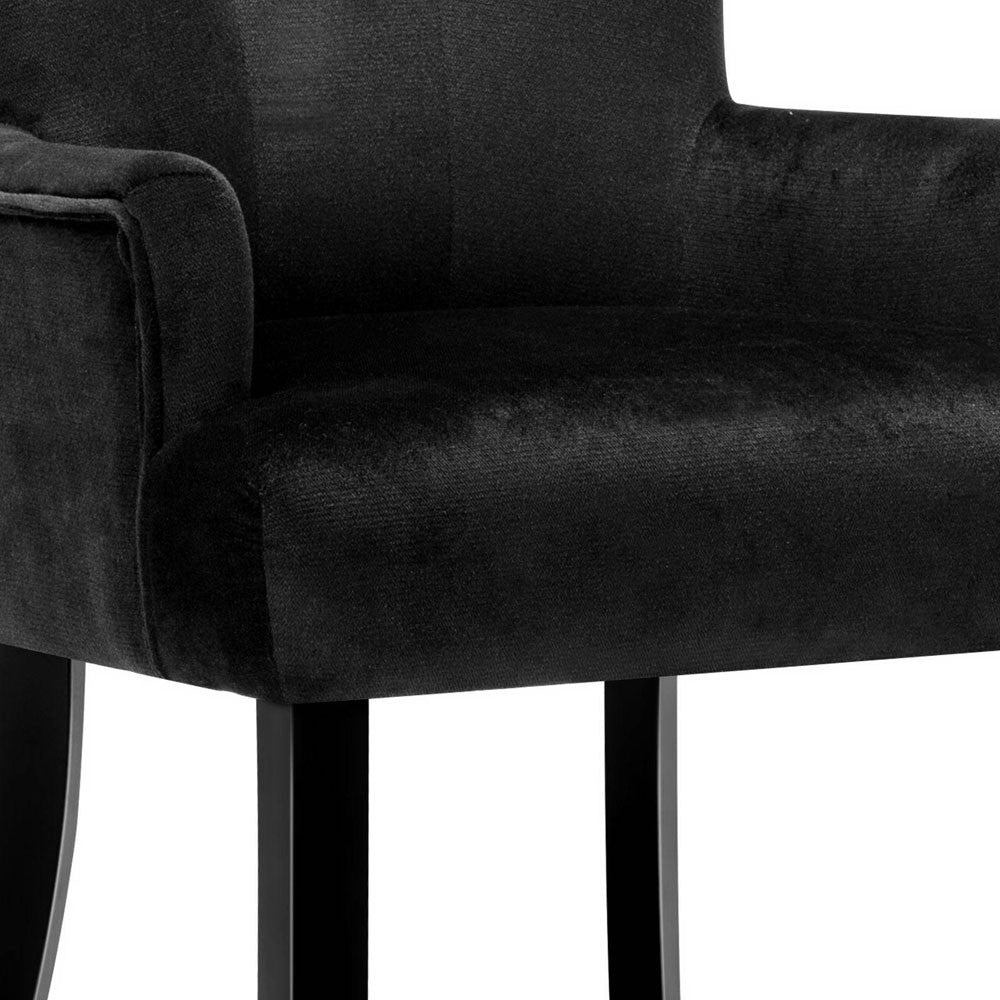 French Provincial Dining Chair - Black