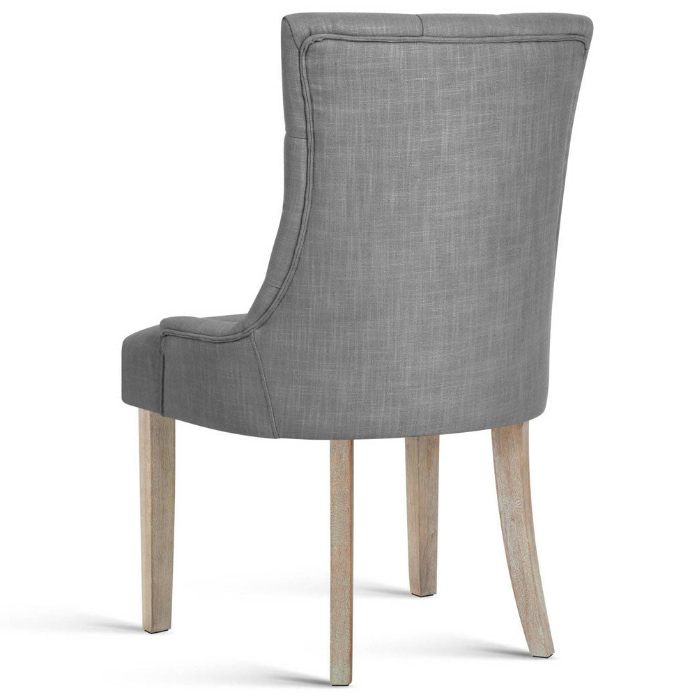 French Provincial Dining Chair - Grey