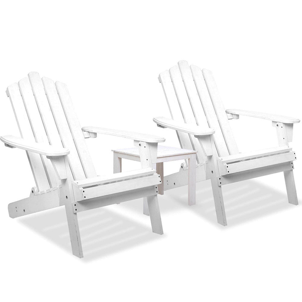 Adirondack Chairs & Side Table  3 Piece Set