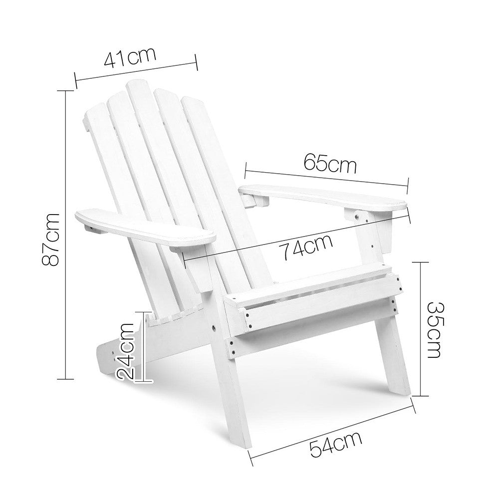 Adirondack Chairs & Side Table  3 Piece Set