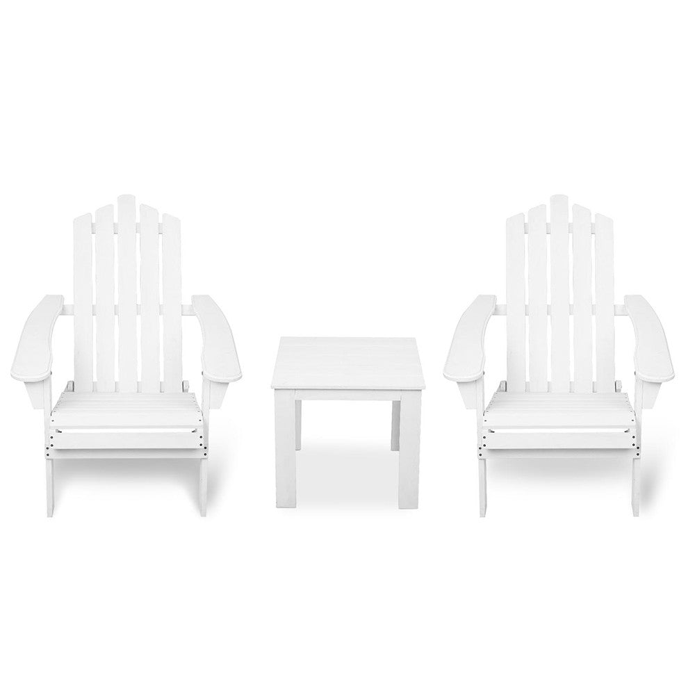 Adirondack Chairs & Side Table  3 Piece Set