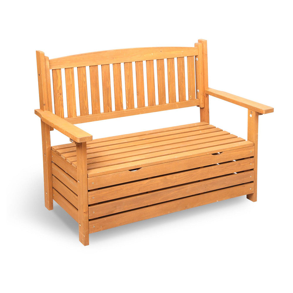 Wooden Outdoor Storage Bench