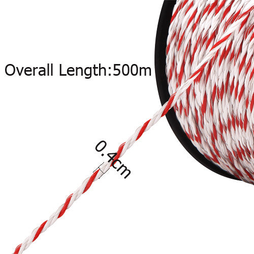 500m Roll Electric Fence Energiser Poly Rope