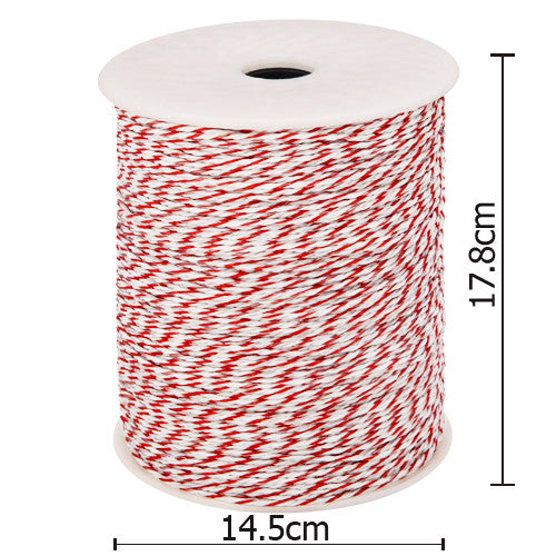 500m Roll Electric Fence Energiser Poly Wire