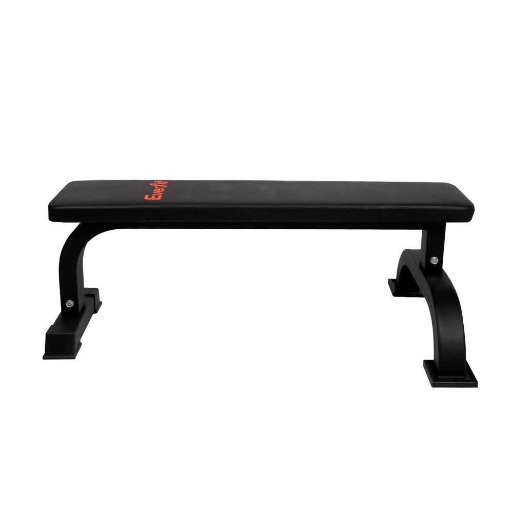 Fitness Flat Weight Bench Black