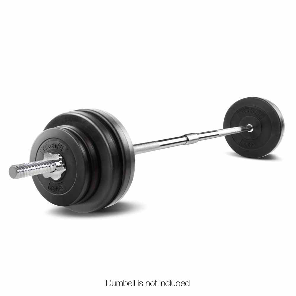 168CM Steel Weight Barbell with Spring Collars