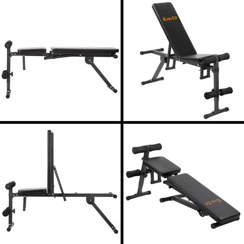 FID Flat Adjustable Bench 150Kg