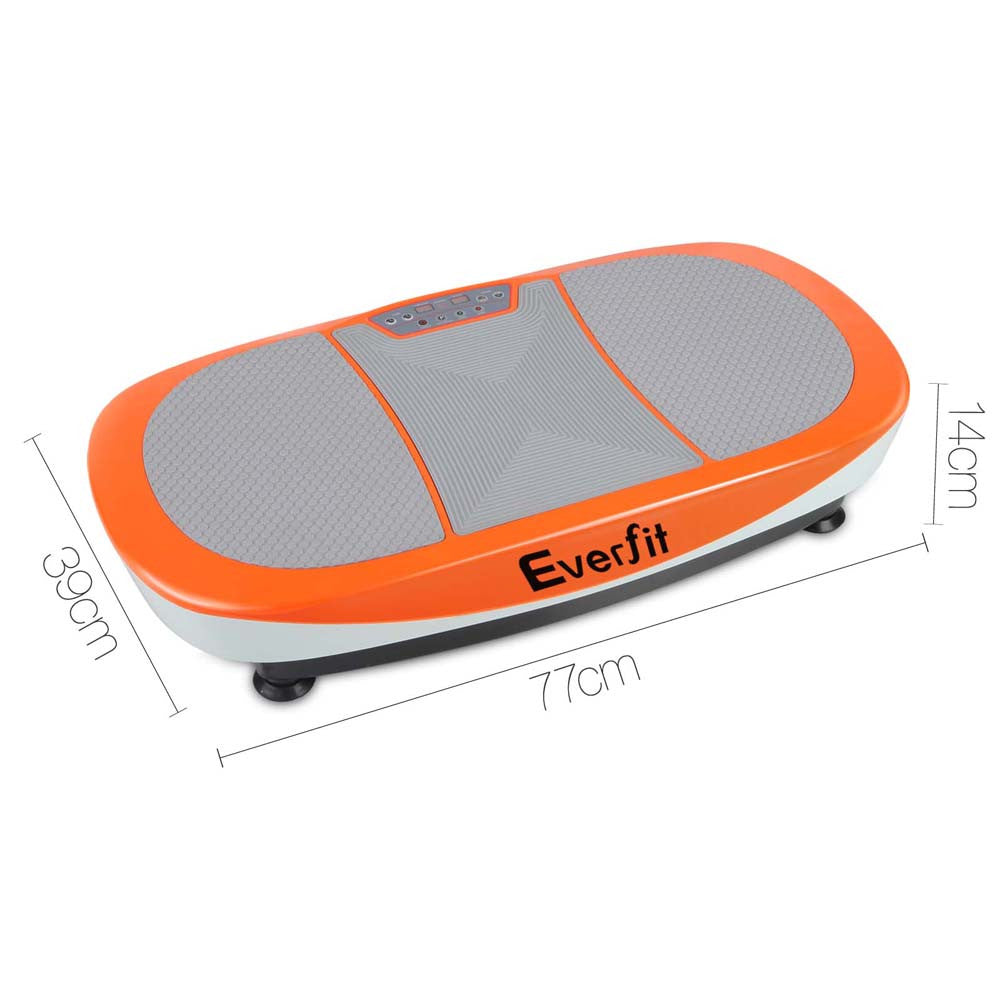 1200W Vibrating Plate Exercise Platform - Orange