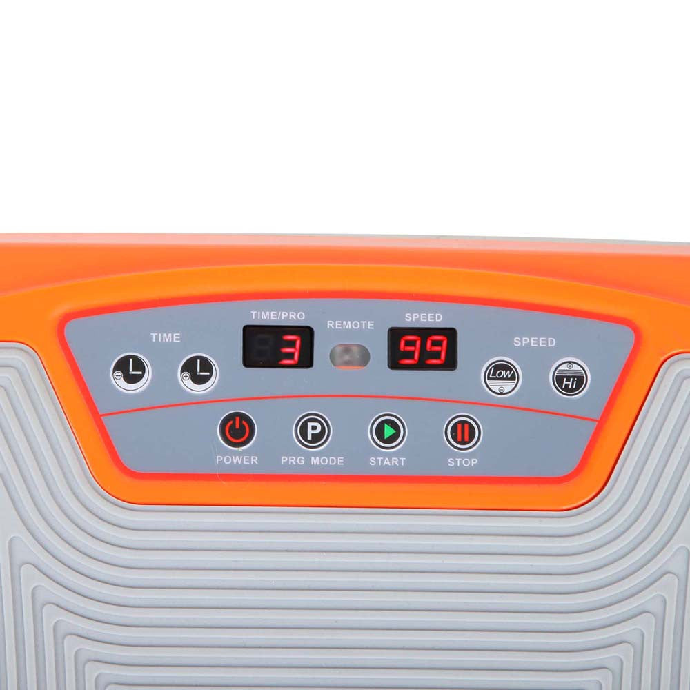 1200W Vibrating Plate Exercise Platform - Orange