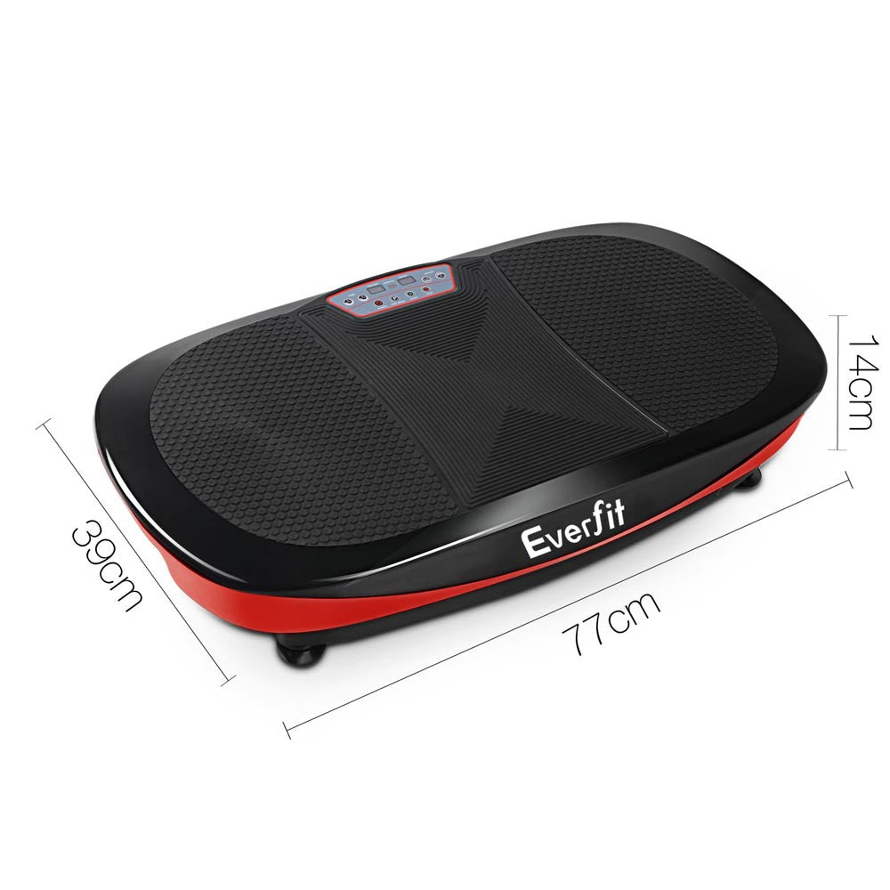 1200W Vibrating Plate Exercise Platform - Red