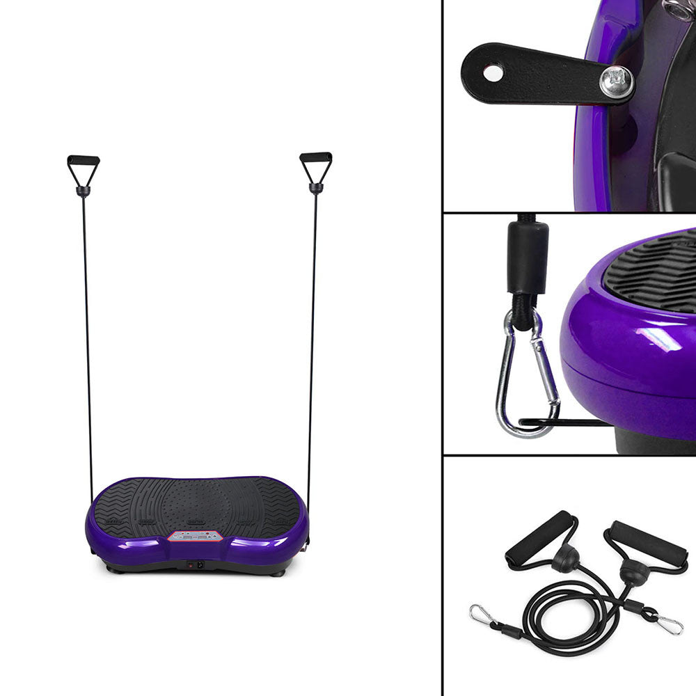 1000W Vibrating Plate Exercise Platform - Purple