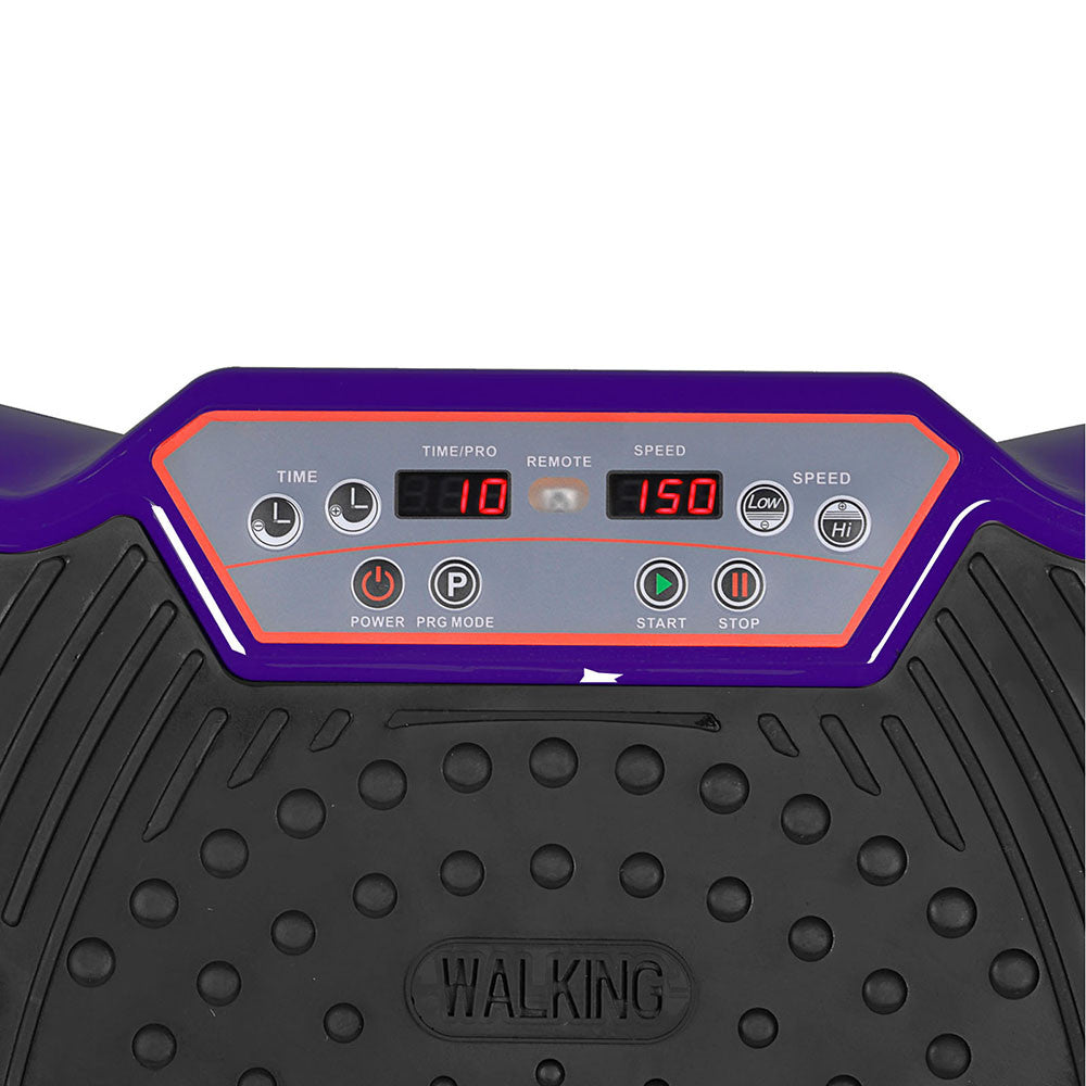 1000W Vibrating Plate Exercise Platform - Purple