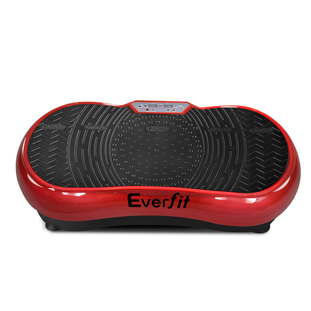 1000W Vibrating Plate Exercise Platform - Dark Red