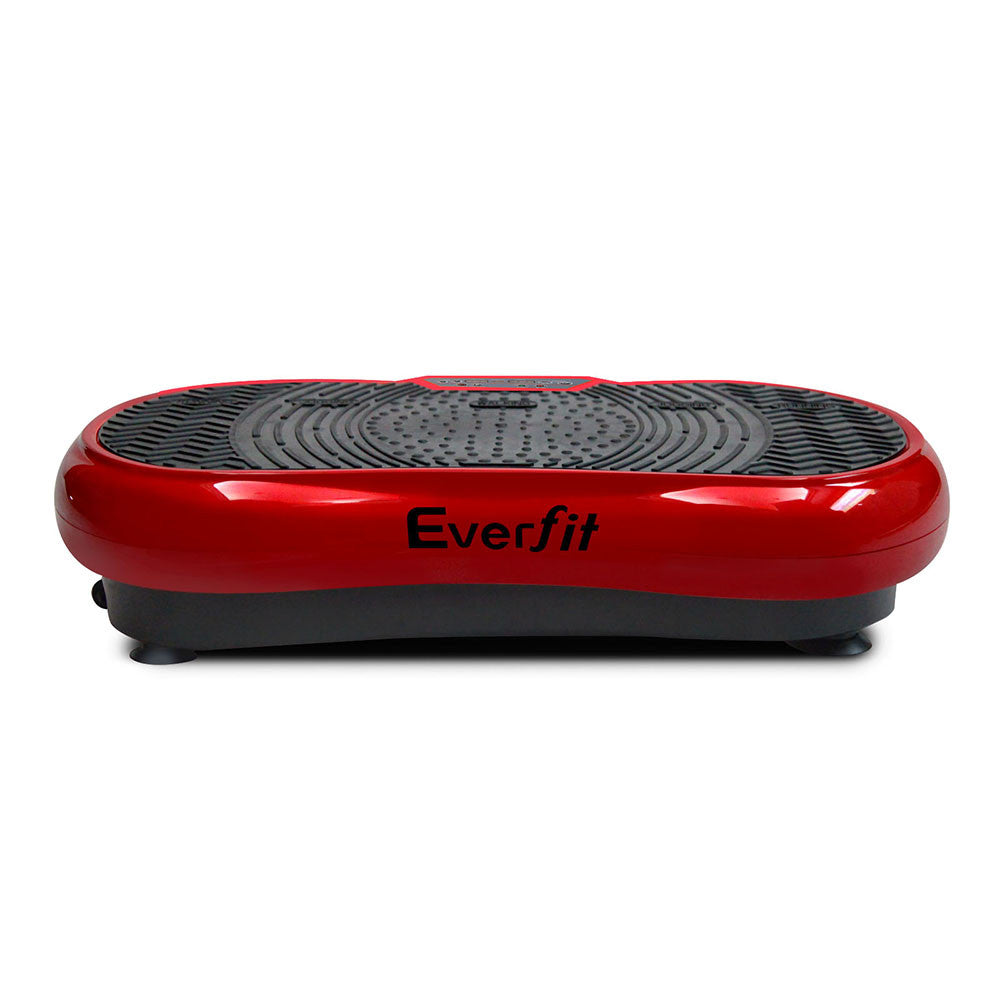 1000W Vibrating Plate Exercise Platform - Dark Red