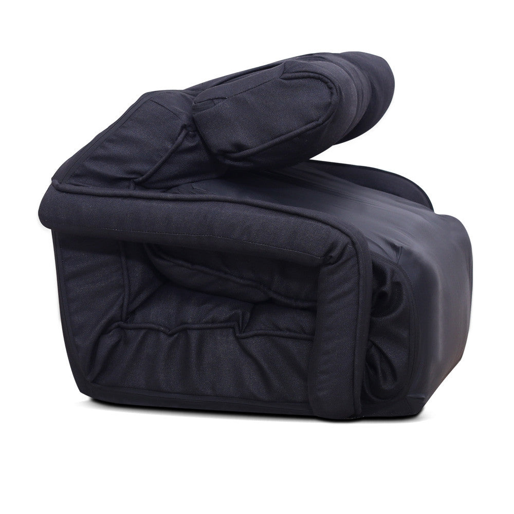 Adjustable Lounger with Arms – Black