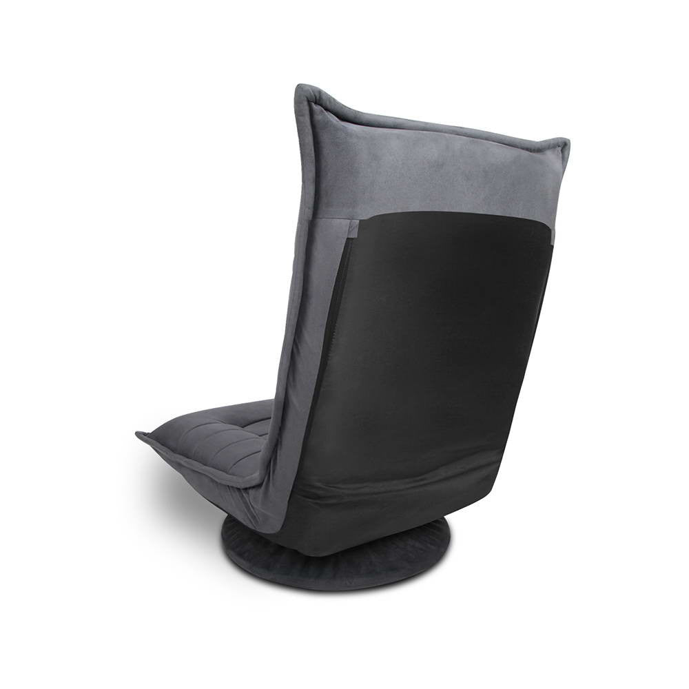 Single Size Lounge Chair - Charcoal