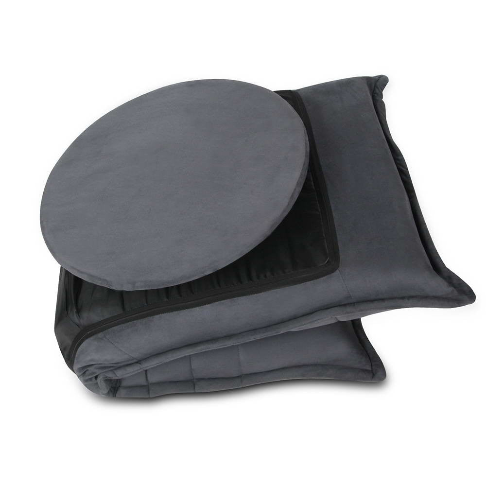 Single Size Lounge Chair - Charcoal