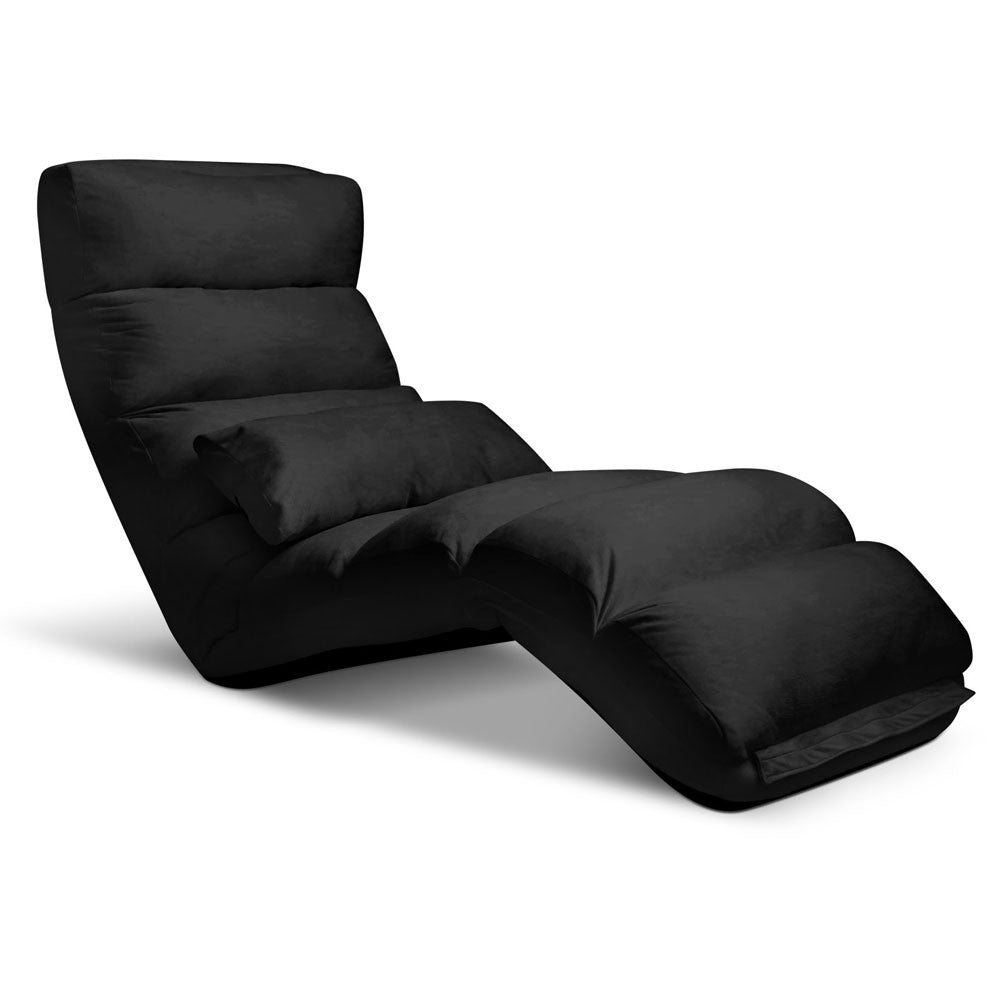 Lounge Sofa Chair - 75 Adjustable Angles – Black