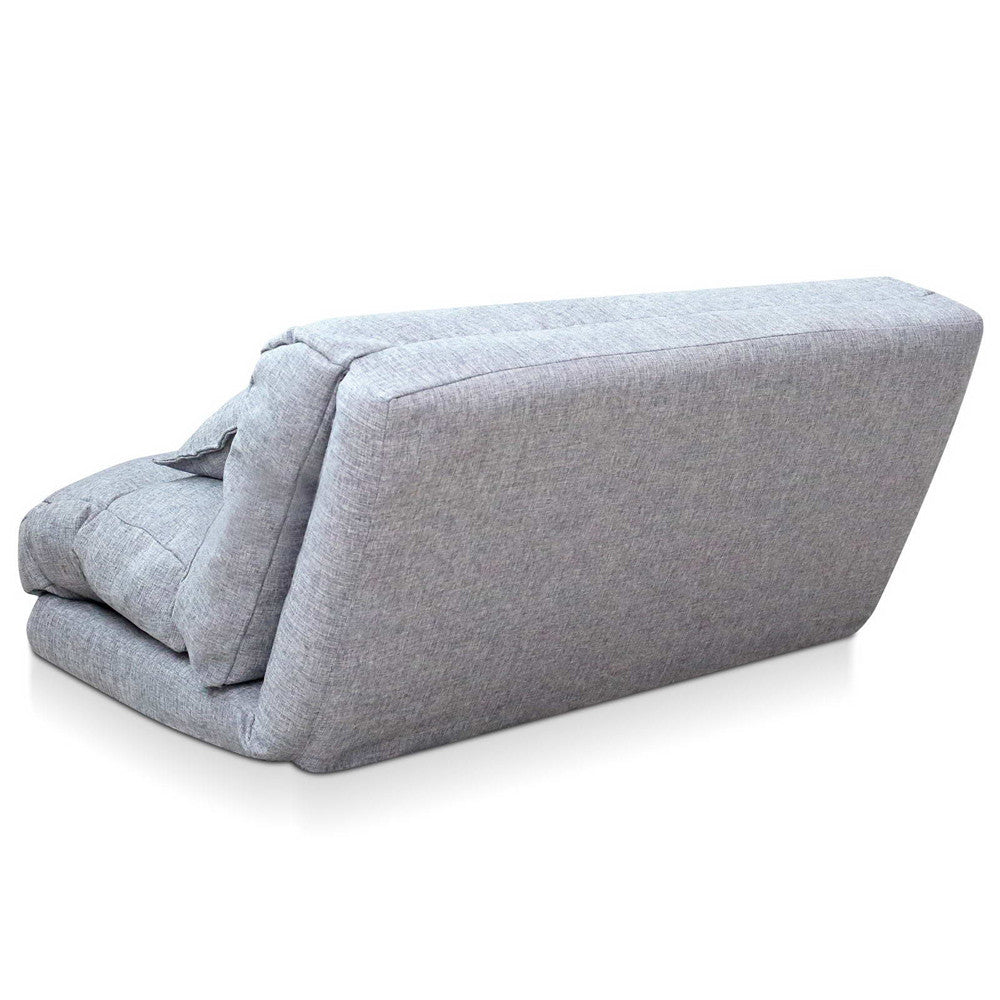 Double Size Adjustable Lounge Sofa - 5 positions Grey