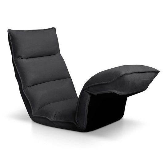 4 Adjustable Section Floor Lounge Chair Charcoal