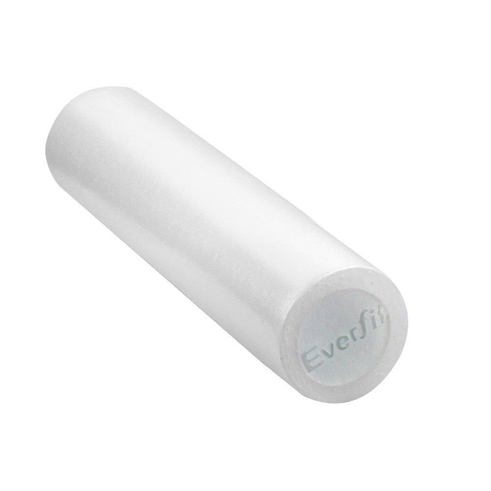 Yoga Gym Pilates EPE Stick Foam Roller White 45 x 15cm