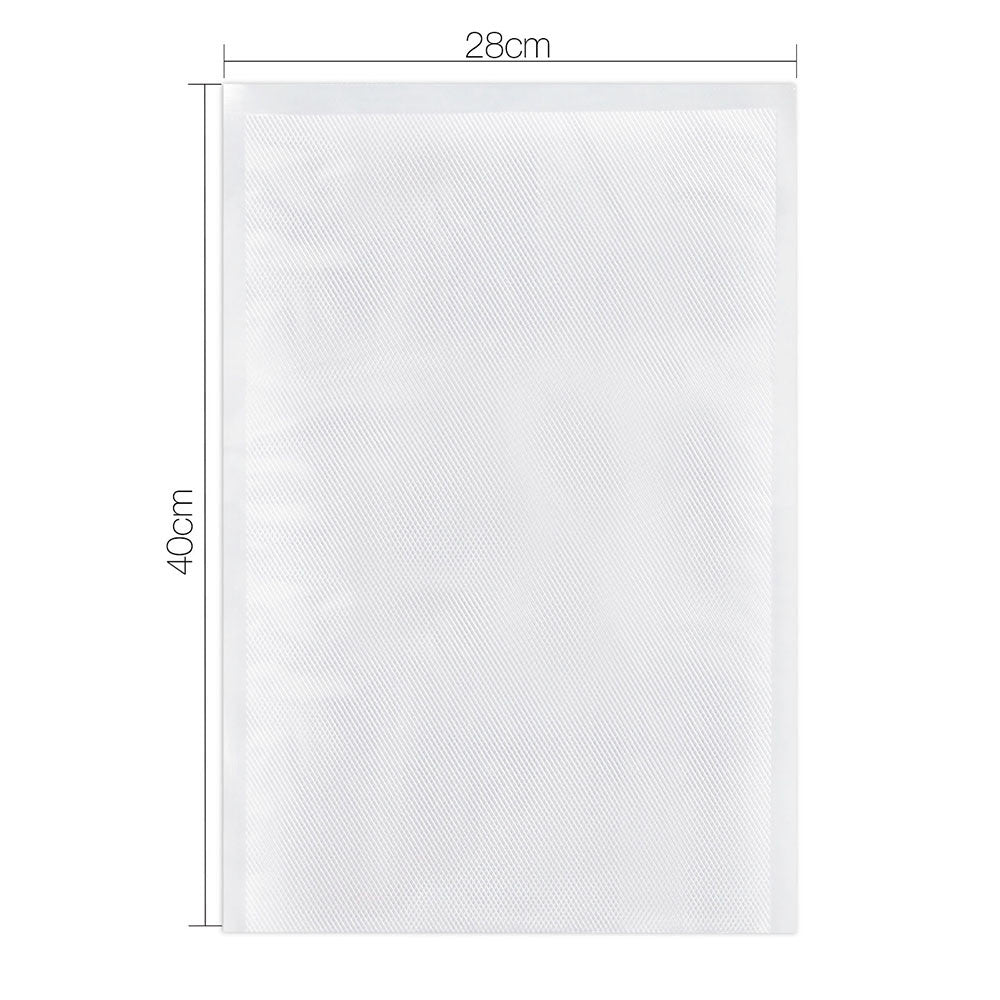 100 Food Sealer Bags: 28 x 40cm