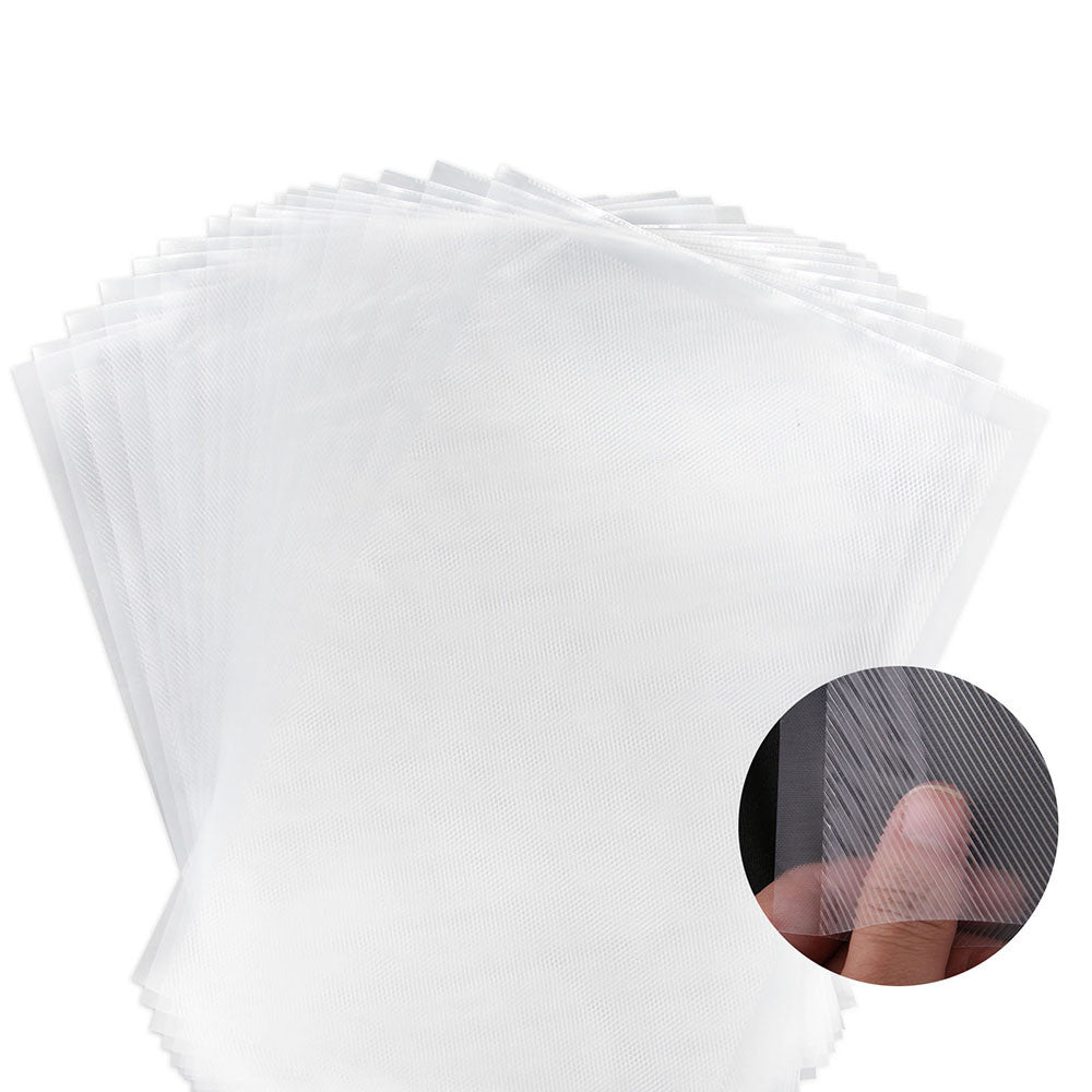 100 Food Sealer Bags: 20 x 30cm