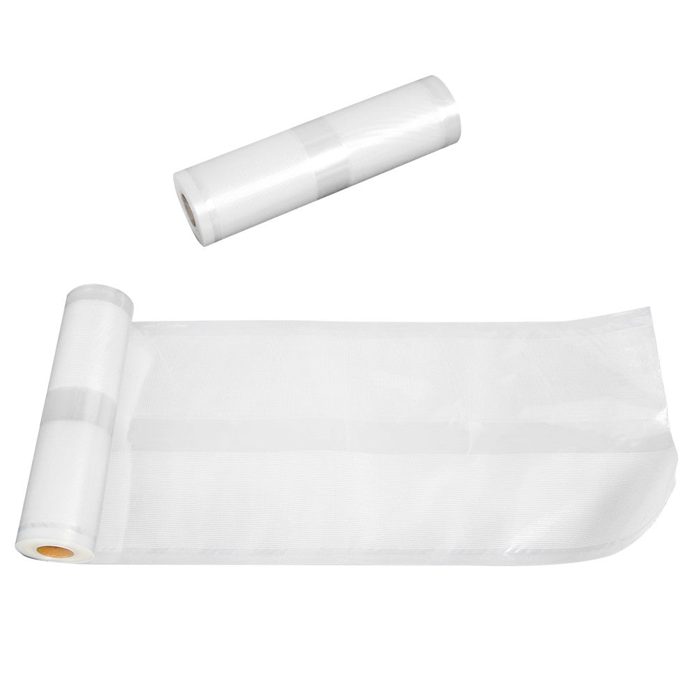 Set of 10 Vacuum Food Sealer Storage Rolls 6m x 22cm