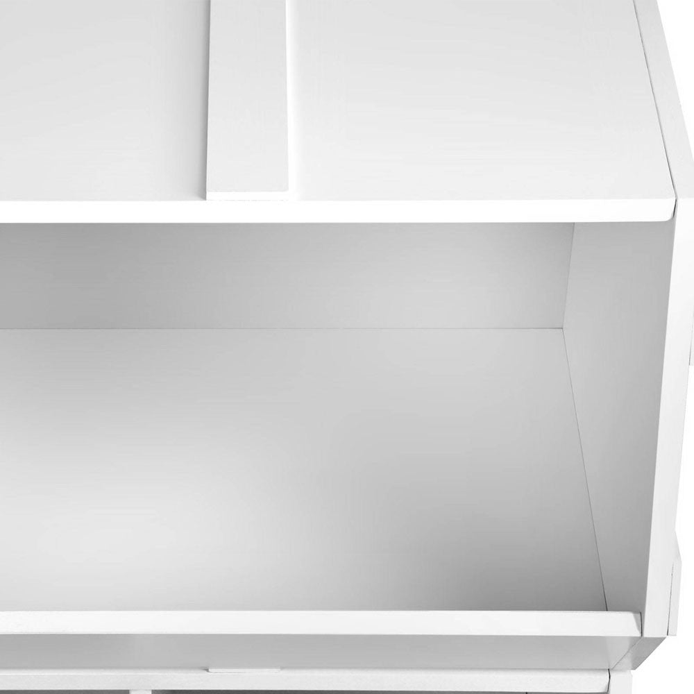 Stackable Storage Rack Unit - White