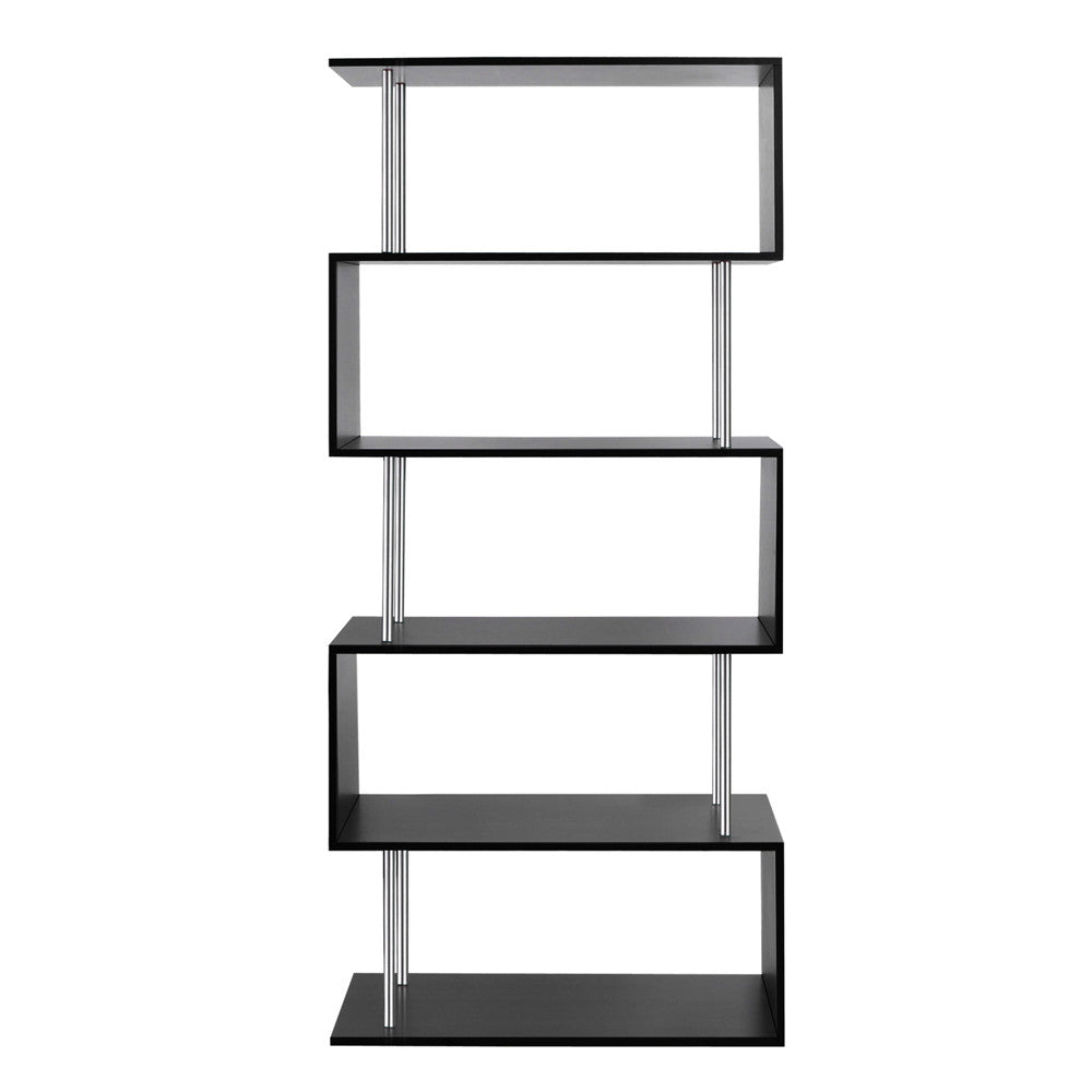 5 Tier Display/Book/Storage Shelf Unit Black