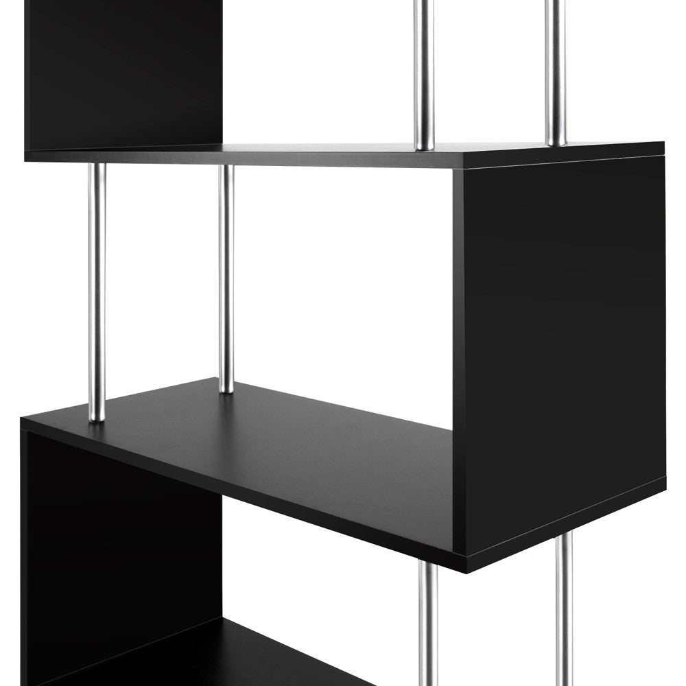 5 Tier Display/Book/Storage Shelf Unit Black