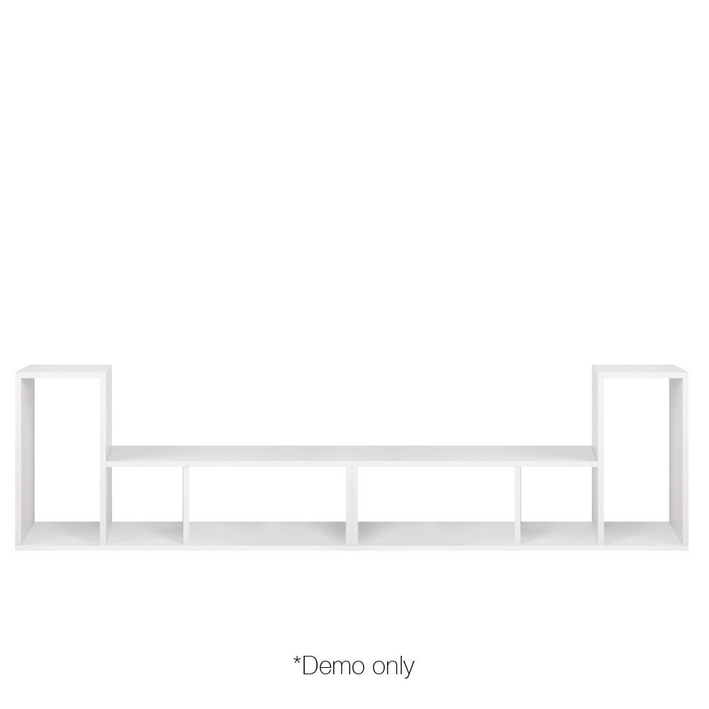 DIY L Shaped Display Shelf - White