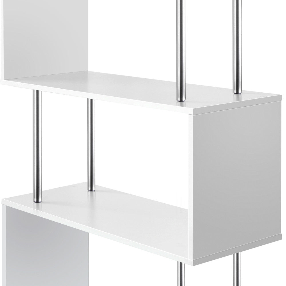 5 Tier Display/Book/Storage Shelf Unit White