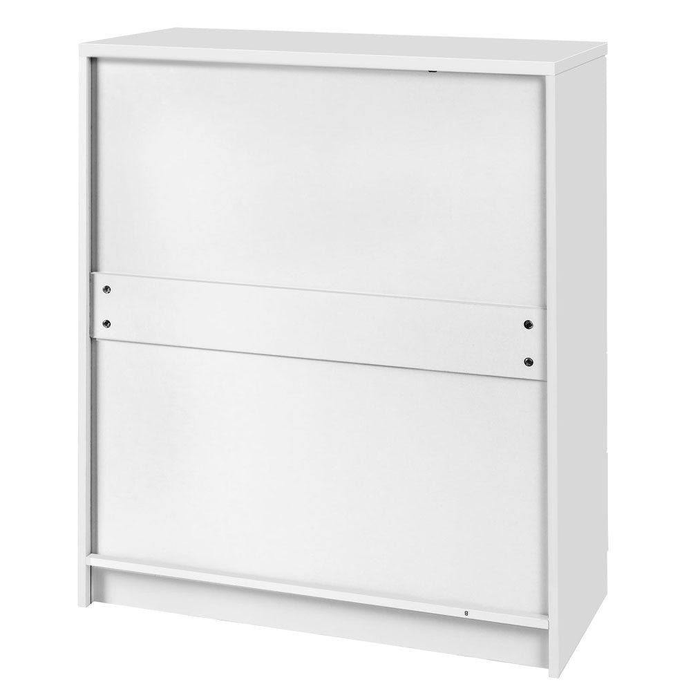 6 Drawer Tallboy Bedroom Storage White