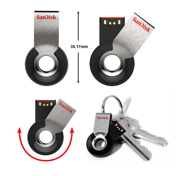 SanDisk Cruzer Orbit CZ58 32GB USB Flash Drive