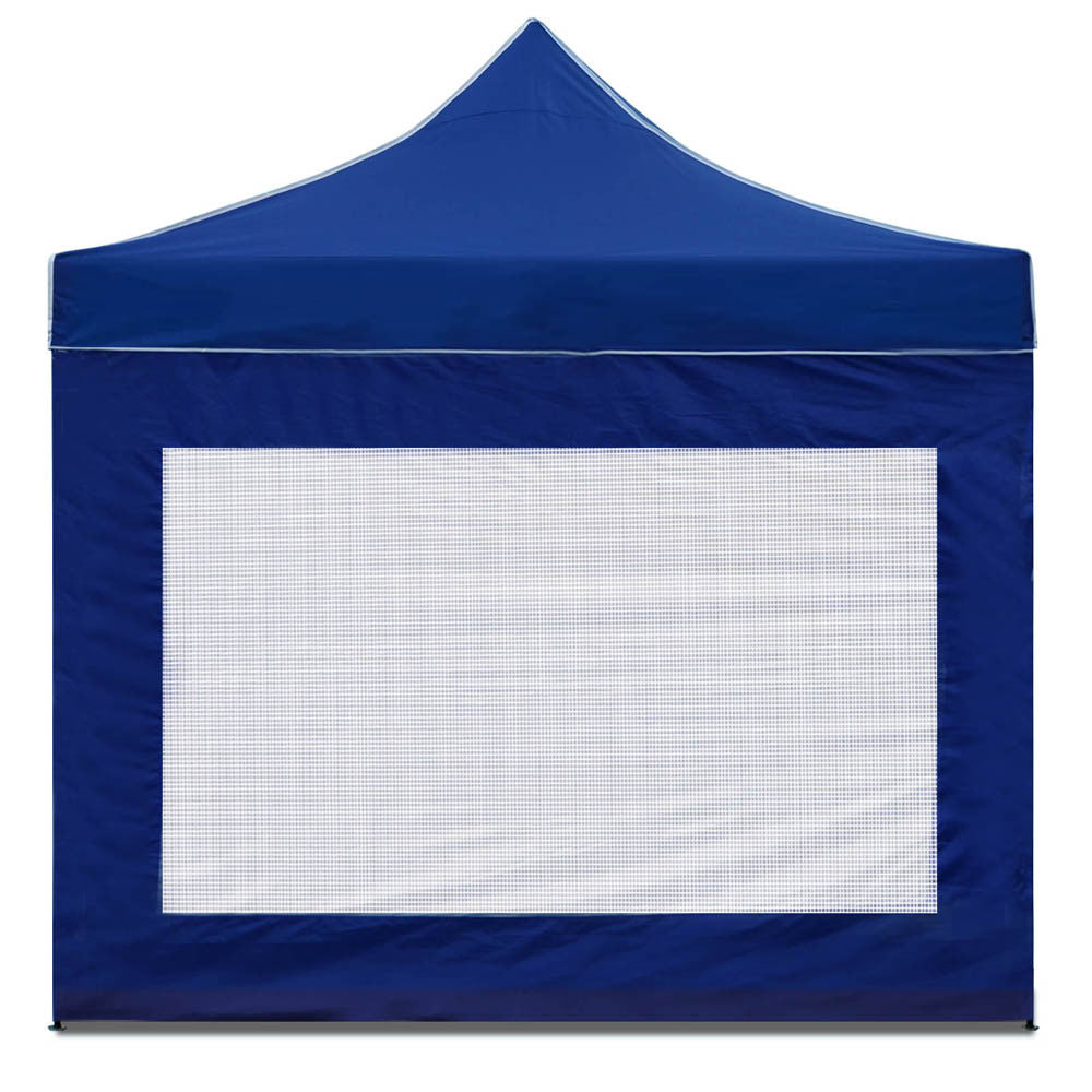 3x3 Pop Up Gazebo Hut with Sandbags Blue